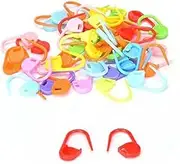 100pcs Colorful Plastic Knitting Tools Locking Stitch Markers Crochet Knitting Colorful Tools Hook Pins Clip Needle blanca plants hooks,peacock curtains ending not use stitches slip pillow sti