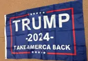 Double Sided Trump 2024 Flag Take America Back 3x5 Foot Indoor Outdoor Banner U