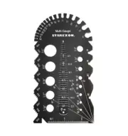 Multi-Purpose Bolt Thread Pitch and Angle Gauge Tool for Screw Measurement