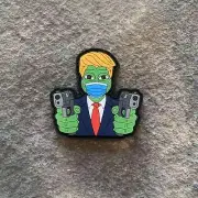 Quarantine Pew-Pe Frog PVC Patch