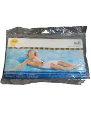 Raft Pool My Sun Shine 72 inch LARGE Adult Swim Float Raft Blue