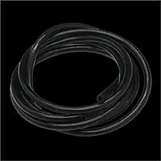 1 Meter Flexible Rubber Hose, Inner Diameter 10mm to 25mm Silicone Tube, OD 12-31mm Soft Drink Pipe Water Connector(Black,1M*20MM*24MM)