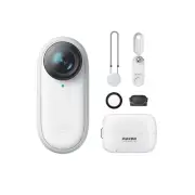 Insta360 GO 2 Small Action Camera w/ Charge Case & Camera Accessories White 32Gb