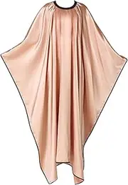 LOORGVEL 1Pc Hair Cutting Cape for Salon and Home Use Large Hairdressing Apron Durable and Easy to Clean Barber Supplies Golden