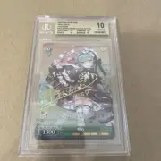1Weiss Schwarz Akashi Sp Bgs10 Gold Label Azur Lane Japan Anime