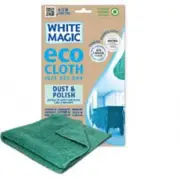White Magic DUST MICRO CLOTH 31.5x31.5cm Mircrofibre, Machine Washable