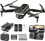 Heavy Duty Brushless Motor Drone with Camera for Beginners, CHUBORY A68 WiFi FPV Quadcopter with 2K HD Camera, Automatic Hovering, 3D Flips, Headless Mode, Trajectory Flight, A68-DE-250304-2
