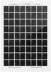 ATEM POWER 10W Monocrystalline Solar Panel with Charge Controller, Compatible with AGM Lead-Acid Gel Calcium Lithium Batteries, for 12V RV Camping All Weather Use