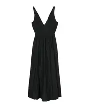 V-neck dress 0,1 black