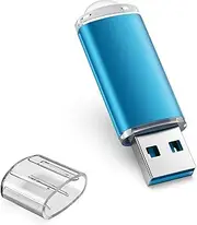 [TOPESEL] 256GB USB 3.0 Flash Drive - High Speed Thumb Drive for PC, Laptops, Car Audio (Blue)