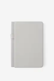 [Typo] Typo - Metro A5 Journal - Silver SOLID SILVER