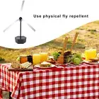 Fan Blades Fan Fly Repellent Fan with Reflective Safe Blades for Picnic