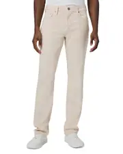 Paige Normandie Straight Fit Jeans in Sea Shell