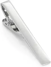 Shiny Silver Tie Clip