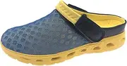 [ChayChax] Yooeen Mens Womens Mesh Sandals Garden Clog Shoes Breathable Summer Indoor Outdoor Slippers Lightweight Walking Beach Sports Sandals Blue Size: 12 M US Women / 10 M US Men
