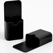 2PCS Magnetic Pen Marker Holders, Magnet Pencil Cup Storage for Classroom Black