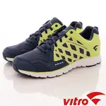 ★VITRO韓國運動品牌-WALKING-MODE STEPⅢ-頂級專業慢跑鞋-NAVY/LIME(男段)