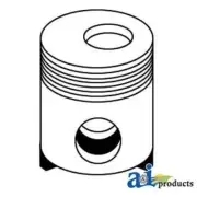 A-738287M1 For Massey Ferguson PISTON 203 205 35 UTILITY 35 50 356 356