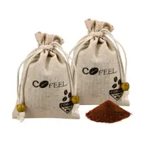 在飛比找松果購物優惠-CoFeel 凱飛咖啡豆研磨香包60g/除臭包/除濕包(2包