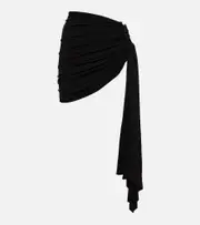 [Christopher Esber] Christopher Esber Arched Palm sash miniskirt AU 10 black
