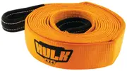Hulk 4x4 HU1023P 9 Tonne Premium Snatch Strap - Orange Nylon - 65mm x 8m
