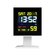Newgate Monolith Lcd Alarm Clock White