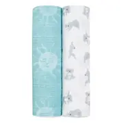 2-pack Muslin Swaddles - Now + Zen