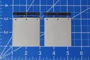 Rear Pair White Mud Flaps Guard Plate Tamiya RC 1/14 King Knight Hauler Cascadia