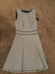 Check Gingham FitFlare Work Business Portmans Dress