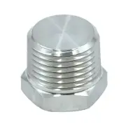 HFS(R) Hex End Plug 3/8" NPT Male, Stainless Steel 304 Hex Head, Pack of 1