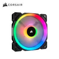 在飛比找momo購物網優惠-【CORSAIR 海盜船】LL120 120mm雙光環 RG