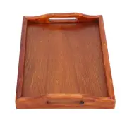 Large Wood Serving Tea Water Drinks Tray Wooden Breakfast Tea Serving Tray