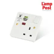 Timeguard RCD02WPVN RCD Protected Single Gang White Switched Socket - Passive