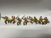 Starlux French Foreign Legion On Horseback 8 Figures Made In France
