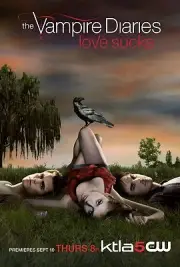 The Vampire Diaries movie poster print - Ian Somerhalder poster - Love Sucks