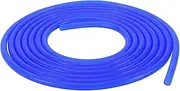 X AUTOHAUX 1 Pcs Silicone Vacuum Tubing Hose 15Ft 1/8" 3mm ID 2mm Thickness Automotive Vacuum Line High Temperature Blue 130PSI Max Pressure