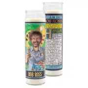 The Unemployed Philosophers Guild Bob Ross Secular Saint Candle