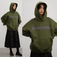 在飛比找蝦皮購物優惠-Crying center logo 森林綠長袖帽踢 加厚絨