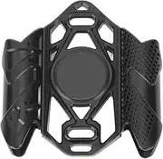 Bike Locator Tag Mount, Easy Installation Bike Locator Tag Holder Matte Black Finish Two Supports with Security Screws for Maintenance