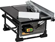 Table Saw for Jobsite, GAOMON 8-inch 6.7-Amp Copper Motor, Cutting Speed up to 3576RPM, 24T Blade,Compact Portable Table Saw Kit with Sliding Miter Gauge DIY Woodworking and Furniture Making