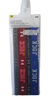 NWT Under Armour Womens UA Graphic Elastic Headbands OSFA Multi-Color 4-Pack