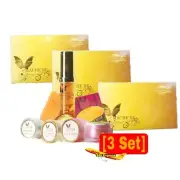 3X Mache're Gold Whitening Cream Anti Acne Freckles Wrinkles Skin [Set 5 Pieces]