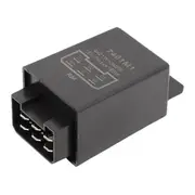 12V 21W 6-Pin Flasher Relay Tractor Indicator Relay Black