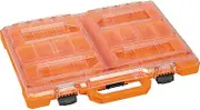 Klein Tools 54807MB MODbox Short Compartment Box, Full-Width Modular Storage Toolbox with 8 Removable Bins for Fasteners and Small Components