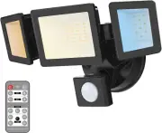 LED Security Lights Motion Sensor, 36W 3000LM Flood Lights Outdoor Motion Sensor