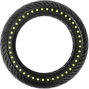 8.5inch Solid Tire Compatible with Xiaomi M365 Pro 1S Electric Scooter MI 3 Honeycomb Shock Absorber Damping Durable Wheel Scooter Accessories(Point Fluorescent)