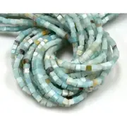 AAA Amazonite Cube Smooth Beads, Amazonite Natural Gemstone Size 4x4mm Cube Shap