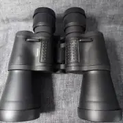 Sharper Image 7x50 All Black Binoculars for Birding Outdoors Hunting With Bag