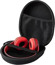 AWOCAN Headphone Case Compatible with Beats On-Ear Bluetooth Headphones with String Bag,Suitable for Most Headphones (Black)