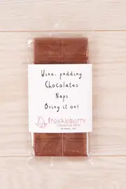 Wine, Pudding, Chocolates Milk Chocolate Bar--FRE-CR076